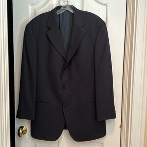 Hugo Boss blue virgen wool blazer made in USA 🇺🇸